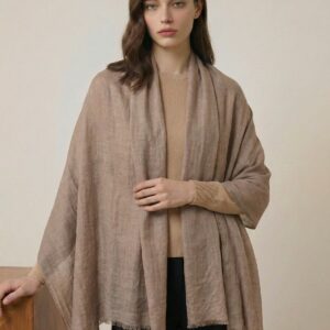 Dune Whisper in sable Ancien Cashmere Stole